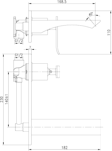 Смеситель для раковины Lemark Contest LM5826CW хром/белый