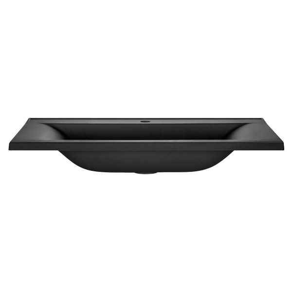 Раковина мебельная прямоугольная Vincea  VCB-3M900B литьевой мрамор цвет черный матовый