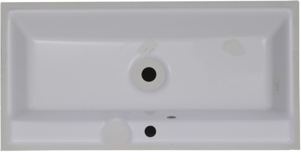 Раковина мебельная прямоугольная Aquanet Орлеан 00179396 литьевой мрамор цвет белый