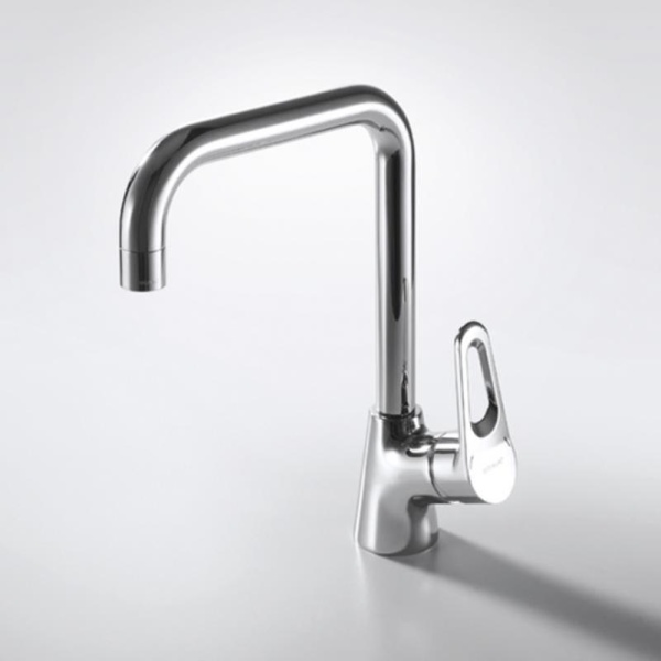 Смеситель для кухни Bravat Eco-D F793158C-1 без подключения к фильтру хром