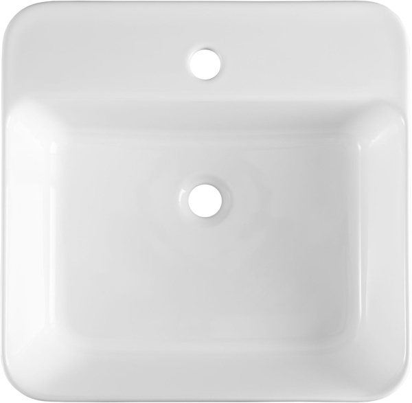 Раковина накладная квадратная  Allen Brau Liberty 4.32014.20 керамика цвет белый