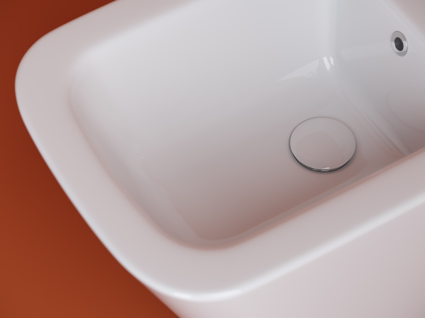 Биде подвесное Ceramica Nova Union CN4010 фарфор, цвет белый