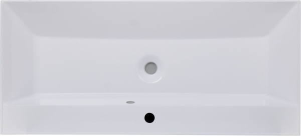 Раковина мебельная прямоугольная Aquanet Орлеан 00179392 литьевой мрамор цвет белый