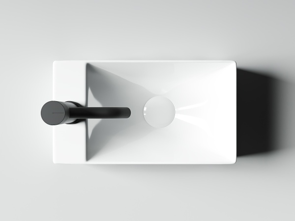 Раковина подвесная прямоугольная Ceramica Nova Element CN5008 фарфор цвет белый