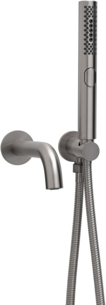 Душевая система со смесителем Allen Brau Priority 5.31014-BN монтаж встраиваемая в стену с термостатом брашированный никель