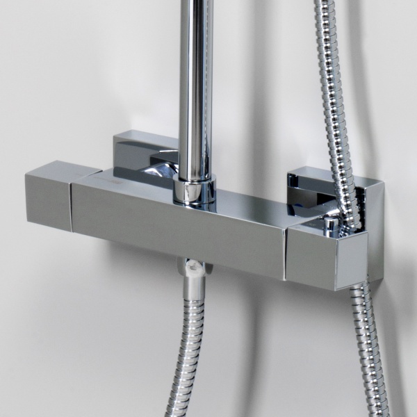 Душевая система со смесителем Wasserkraft  A15502 монтаж настенная с термостатом хром
