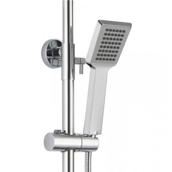 Душевая система со смесителем Bravat Real F6333367CP-A-RUS монтаж настенная без термостата хром