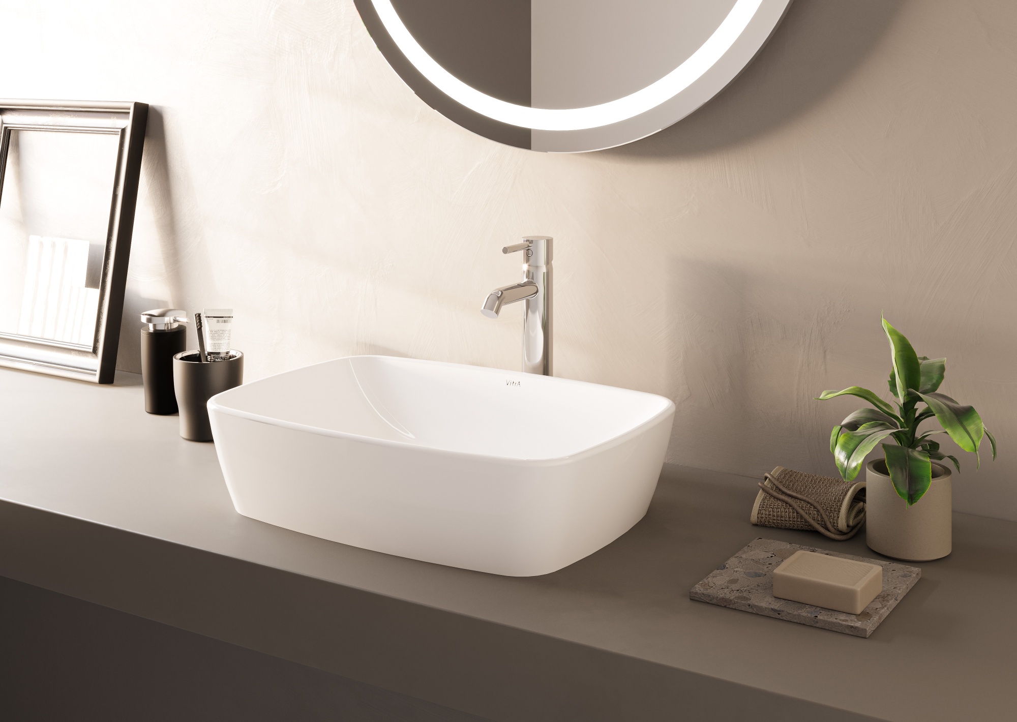 Смеситель для раковины VitrA Minimax S A41990EXP хром