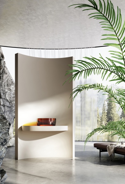 Раковина  круглая Abber Kristall AT2804Opal полиэфирная смола цвет коричневый