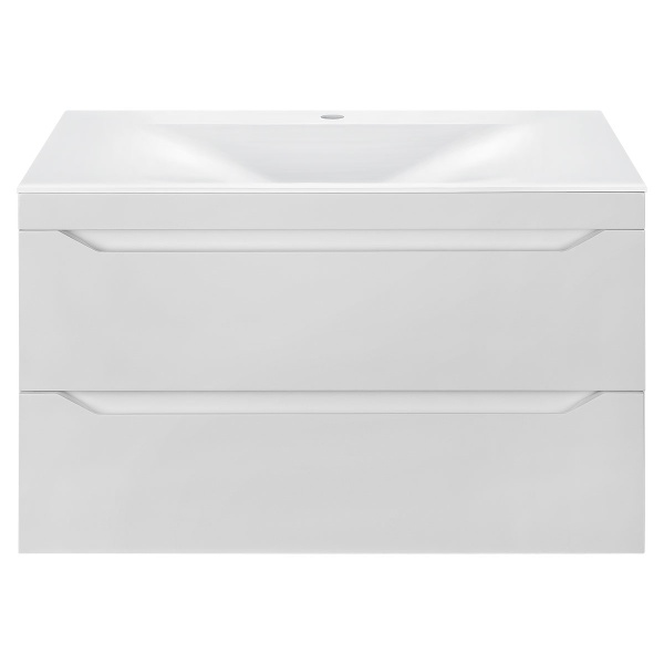 Тумба  подвесная Vincea Fine VMC-2F800GW 80 см  2 ящика цвет G.White 