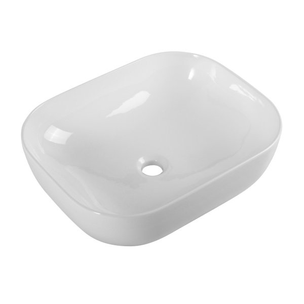 Раковина накладная прямоугольная BelBagno  BB1302 фаянс цвет белый