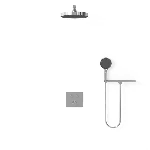 Душевая система со смесителем Vincea Inspire VSFW-4I212RCH монтаж встраиваемая в стену без термостата хром