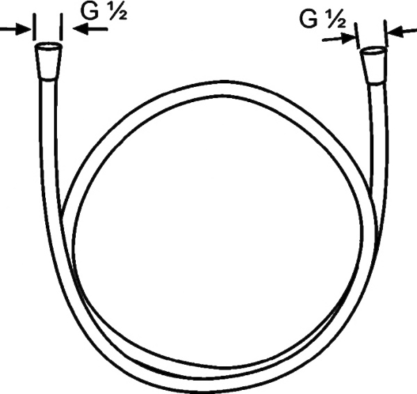 Штанга для душа Kludi Logoflex 6105605-00 хром 