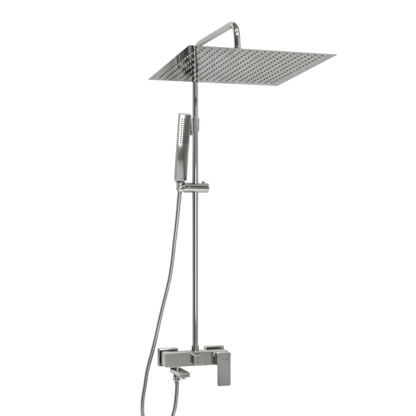 Душевая система со смесителем Wasserkraft  A177.119.103.010.CH монтаж настенная без термостата хром