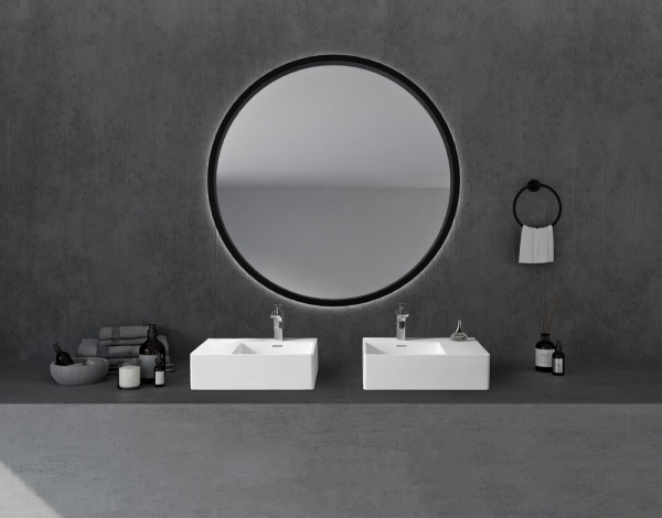 Раковина  прямоугольная Abber STEIN AS2644 R искусственный камень цвет белый матовый