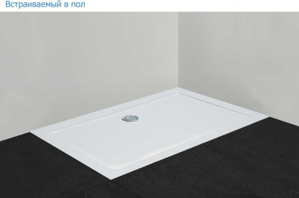 Душевой поддон низкий Cezares SMC TRAY-M-AH-140/90-35-W прямоугольная   белый