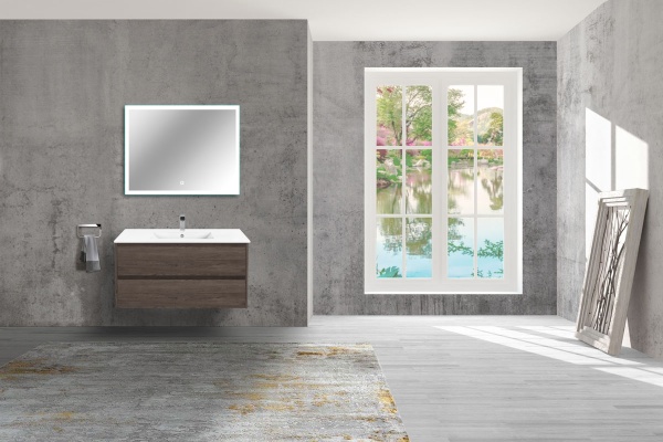 Тумба  подвесная Vincea Gio VMC-2G100RO 100 см  2 ящика цвет R.Oak 