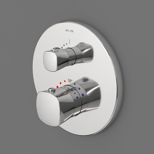 Смеситель для душа Am.Pm Spirit V2.1 F71A75600 встраиваемый в стену 
с термостатом хром