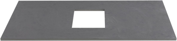 Столешница для ванной Allen Brau Priority 1.31010.G 75.8 см керамогранит, цвет серый