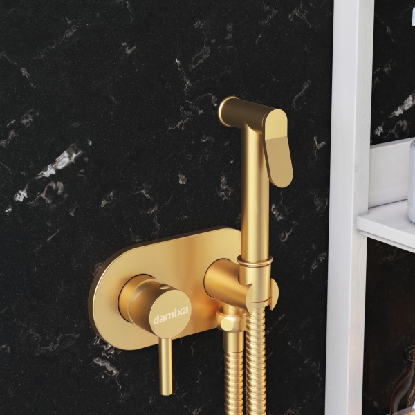 Гигиенический душ Damixa Option 214000000 встраиваемый в стену бронза