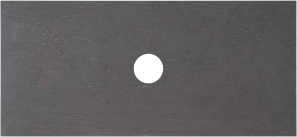 Столешница для ванной Allen Brau Reality 1.32025.GR-S 101 см керамогранит, цвет серый