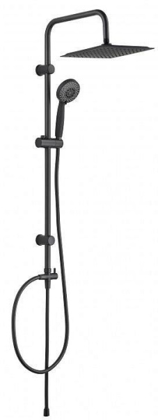 Душевая система без смесителя Aquanet Passion AF300-70-S-B монтаж настенная без термостата черный