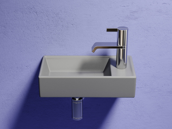 Раковина подвесная прямоугольная Ceramica Nova Element CN6051LMH фарфор цвет серый матовый