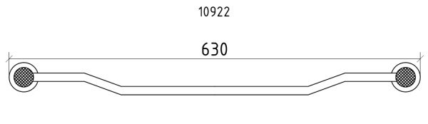 Полотенцедержатель Boheme Royal Cristal 10922-G настенный золото