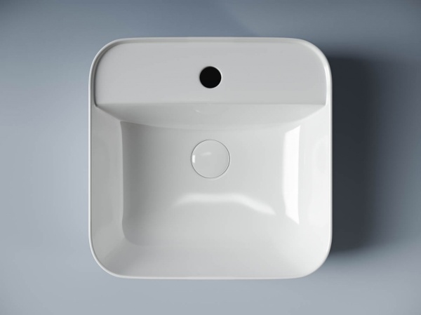 Раковина накладная квадратная  Ceramica Nova Element CN5014 фарфор цвет белый