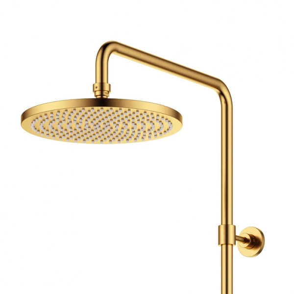 Душевая система со смесителем Cezares Eco ECO-CD-T-BORO монтаж настенная с термостатом матовое золото