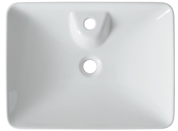 Раковина накладная прямоугольная Allen Brau Fantasy 4.11015.20 керамика цвет белый