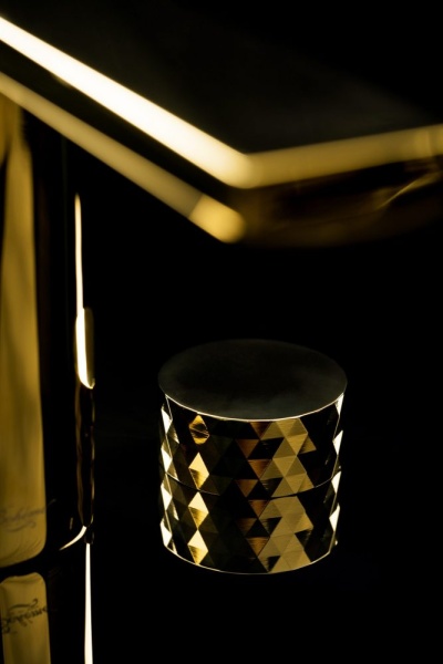 Смеситель для раковины Boheme Venturo 150-G-DIAMOND золото