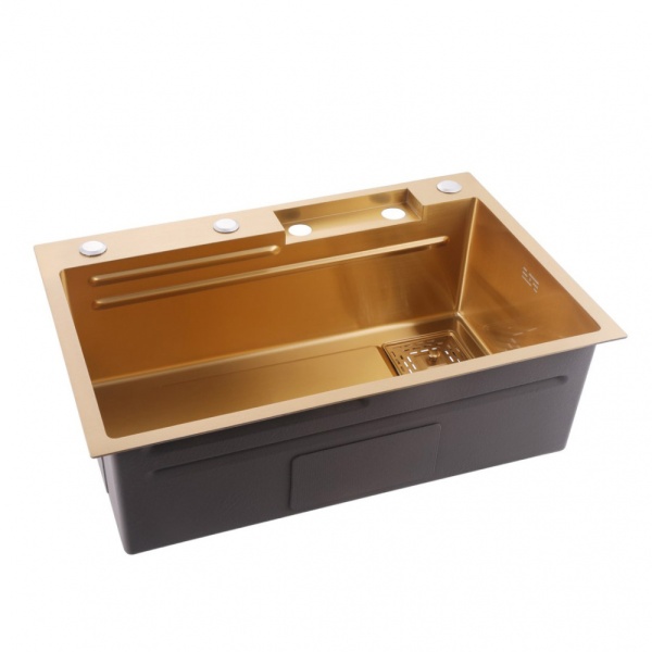Кухонная мойка Abber Wasser Kreis AF2194G 68 см нержавеющая сталь