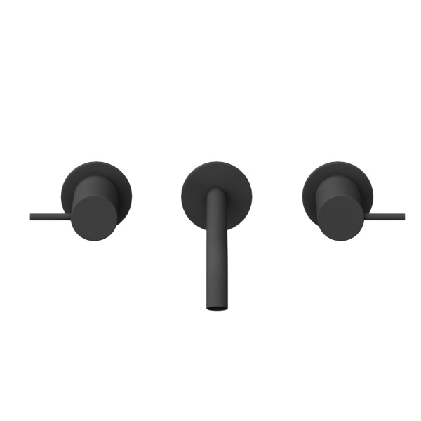 Смеситель для раковины Cezares Leaf LEAF-BLI3L-20-L-NOP черный матовый