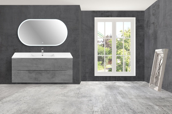 Тумба  подвесная Vincea Mia VMC-2MC120BT 120 см  2 ящика цвет Beton 