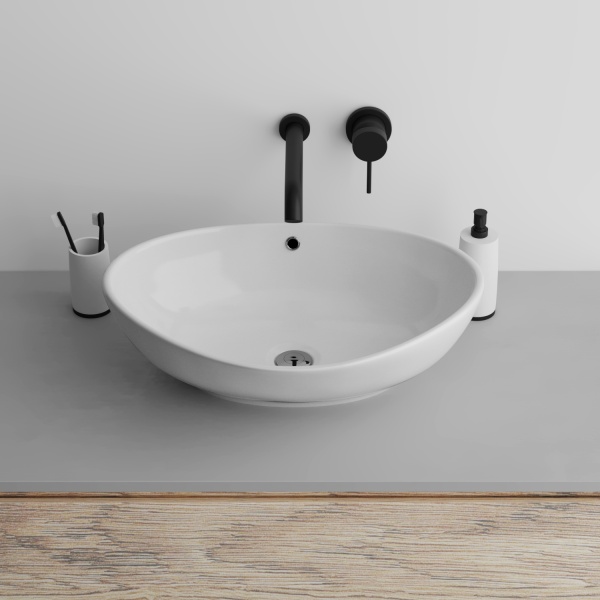 Раковина  овальная Grossman  GR-3022 фаянс цвет белый