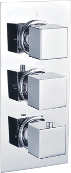 Душевая система со смесителем Timo Tetra-Thermo SX-0199/00SM монтаж встраиваемая в стену с термостатом хром