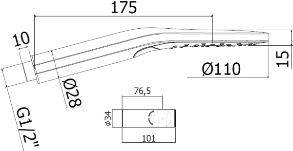 Душевой гарнитур Paffoni Sofia ZDUP121CRAG  