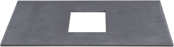 Столешница для ванной Allen Brau Priority 1.31009.GR-S 65.8 см керамогранит, цвет серый