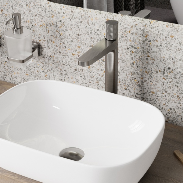 Смеситель для раковины Wasserkraft Tauber 6403H никель