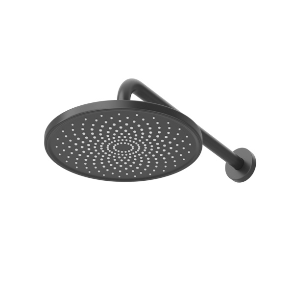 Душевая система со смесителем Cezares Relax RELAX-DSET-NOP монтаж встраиваемая  в стену без термостата черный матовый