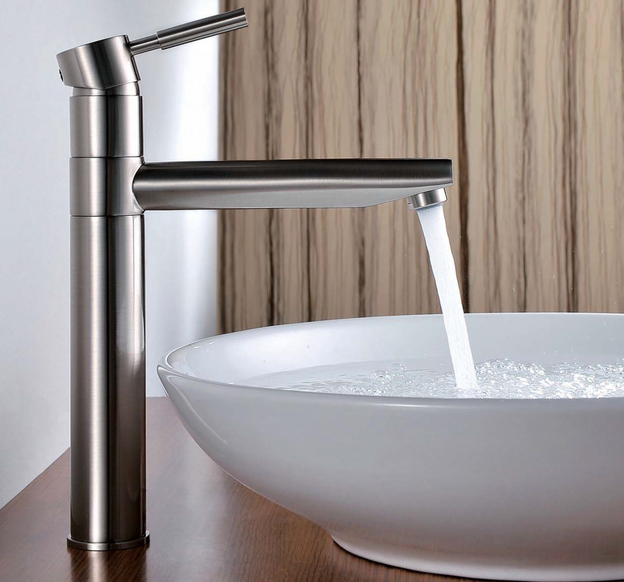 Смеситель для кухни Wasserkraft Wern 4207 без подключения к фильтру никель