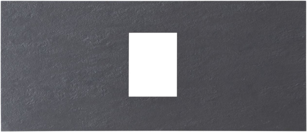 Столешница для ванной Allen Brau Priority 1.31011.GR-S 95.8 см керамогранит, цвет серый