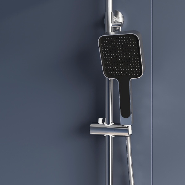 Душевая система со смесителем RGW Shower Panels 51140134-01 монтаж настенная с термостатом хром