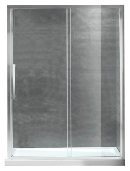 Душевая дверь Cezares Lux soft LUX-SOFT-W-BF-1-120-C-Cr-IV 122 см стекла прозрачные, профиль хром