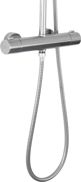 Душевая система со смесителем Paffoni Birillo Cold ZCOL643CR монтаж настенная с термостатом 