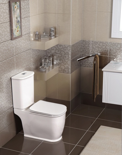 Унитаз напольный BelBagno Prado  крышка-сиденье в комплекте 