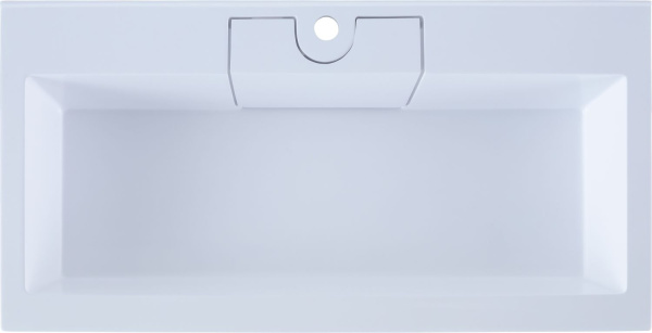 Раковина накладная прямоугольная Aquanet Фортуна 00187182 искусственный камень цвет белый