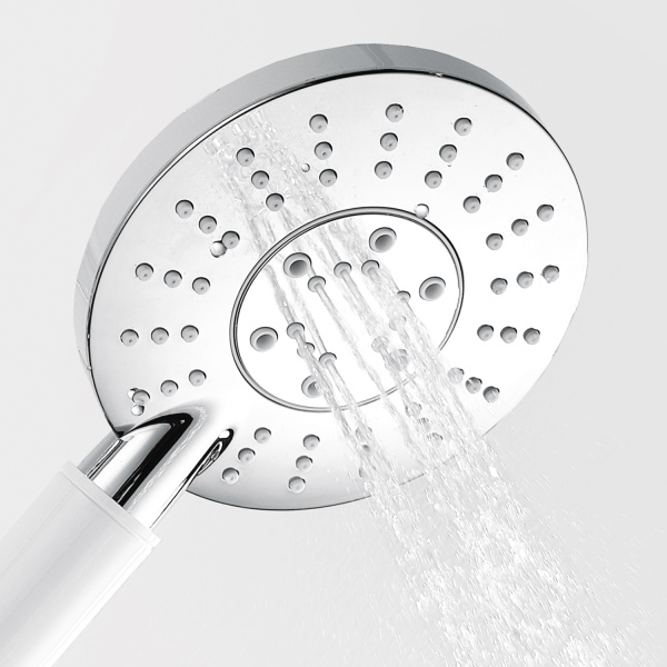 Душевая система со смесителем Wasserkraft  A185.067.058.WM монтаж настенная без термостата белый