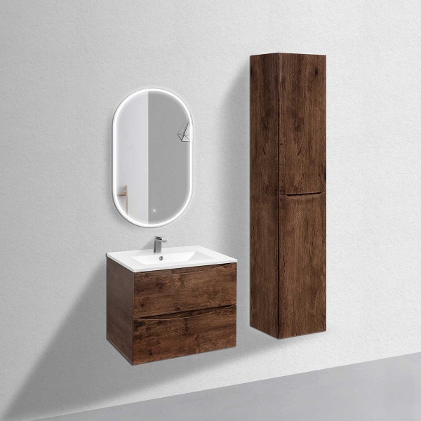 Тумба  подвесная Vincea Mia VMC-2MC700RW 70 см  2 ящика цвет R.Wood 